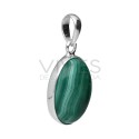 Pendentif de Topaze Mystique à facettes en Argent 925