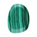 Galet Plat malachite
