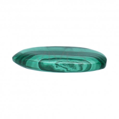 Galet Plat malachite