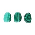 Galet Plat malachite