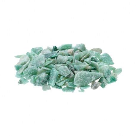 Lascas grandes de quartzo verde (Embalagem 250gr)