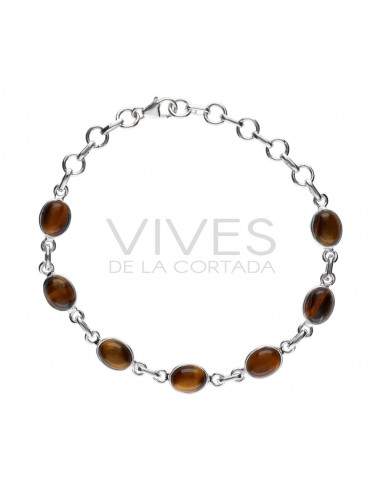Small Tiger Eye Bracelet in 925...