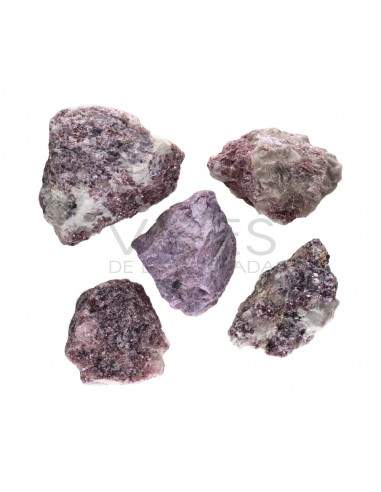 Mica Lepidolita en Bruto
