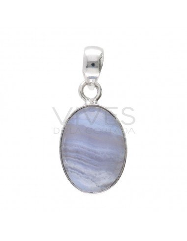 Chalcedony Oval Set in Sterling...
