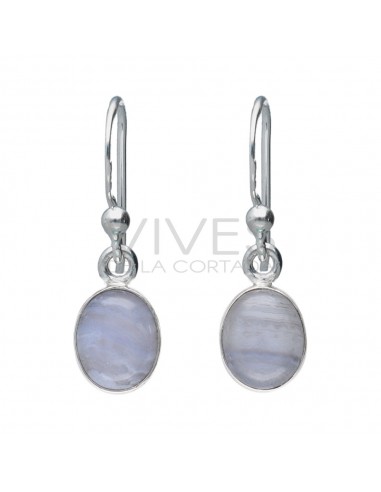 Chalcedony Oval Set in Sterling...