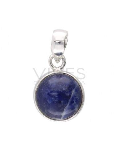 Argent Sterling 925 Sodalite Circle Set