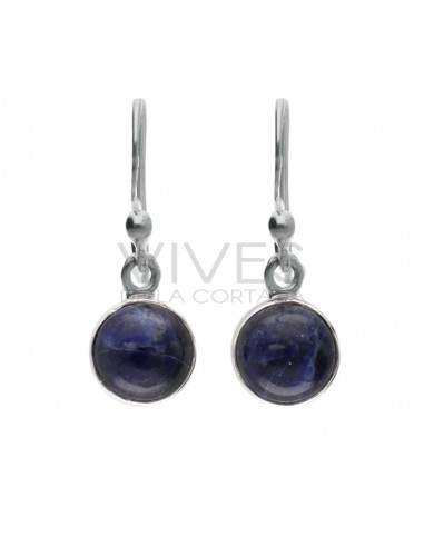 Argent Sterling 925 Sodalite Circle Set