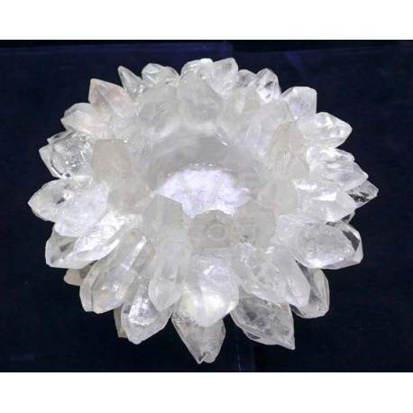 Posavela en  puntas de amatistas. 