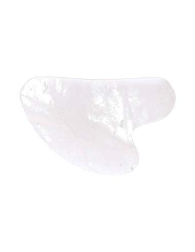 Masajeador Gua Sha de Cuarzo Blanco -2-