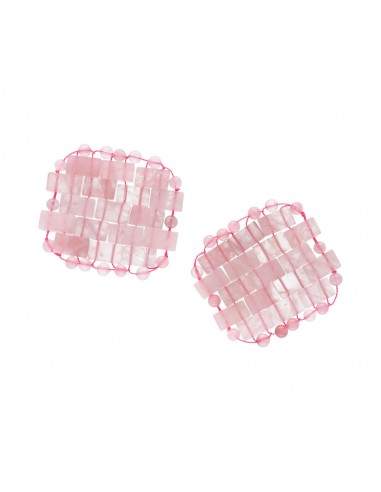 Patch de olho de quartzo rosa (pacote...