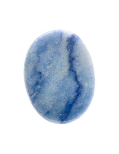 Blue Quartz Flat Tumbled