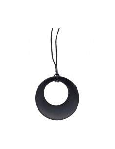 Pierced Circle Shungite...