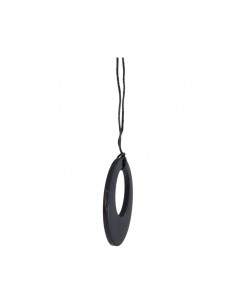 Pierced Circle Shungite... 2