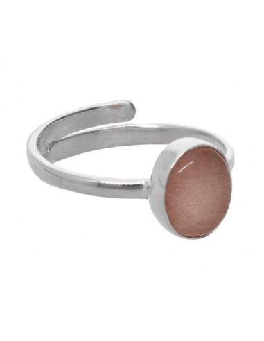 Adularia Oval Set in Sterling Silver 925