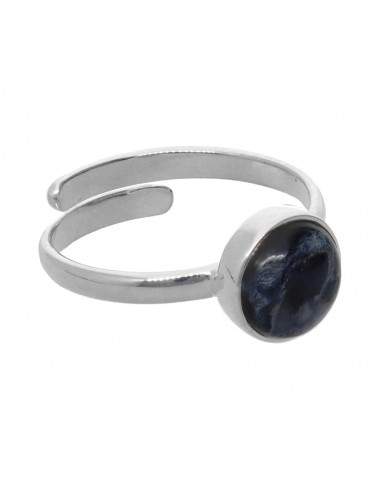 925 Sterling Silver Pietersite Circle...