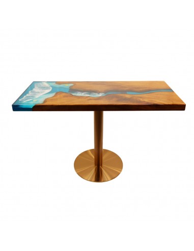 Mesa de resina e pequeno carvalho...