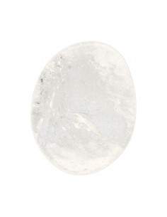 Quartz Blanc Plat Bombé