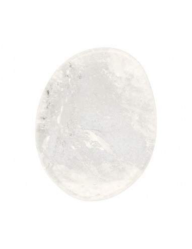 Quartzo branco plano rolado