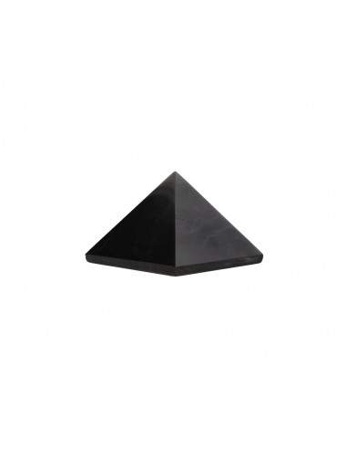 Pyramide de Shungite brillante 7x7cm