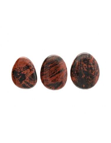 Rodado Plano de Obsidiana Caoba