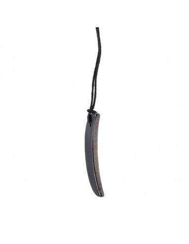 Pendentif demi-lune en shungite
