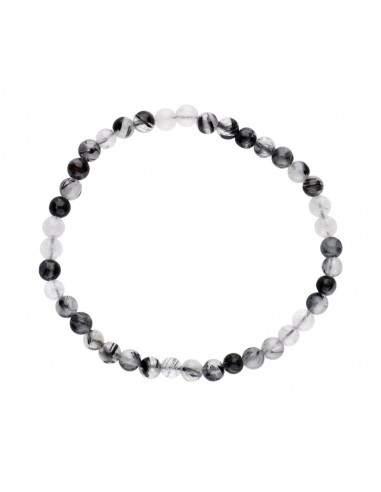 Pulseira de Turmalina de Quartzo 4mm