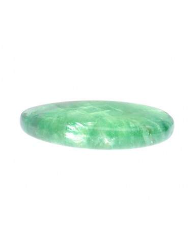 Fluorita verde laminada plana