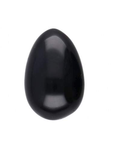 Petit œuf de Yoni en obsidienne