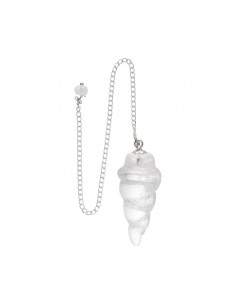 Pendule spiralé en quartz...