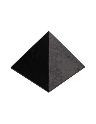 Pyramide de shungite brillante 13x13cm