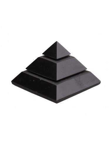 Pyramide de shungite Sakkara 7x7cm