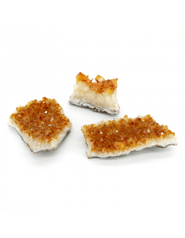 Citrine chauffée Druse