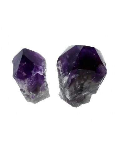 Semipolished Amethyst Chevron Pack Tips