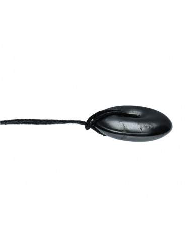 Petit pendentif donut en shungite