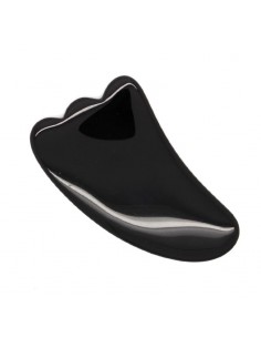 Masseur Gua Sha en obsidienne