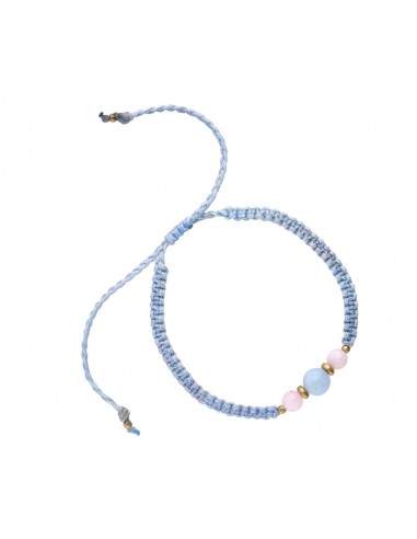 Colorful Thread with Minerals Bracelet