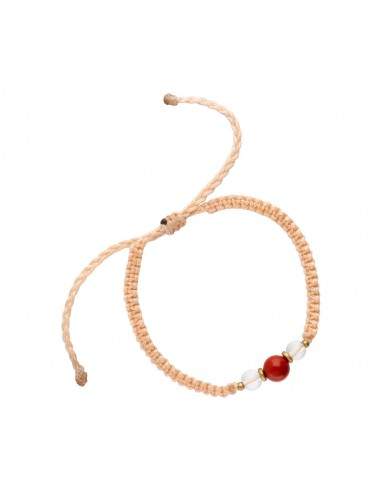 Bracelet Fil coloré avec minéraux