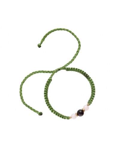 Bracelet Fil coloré avec minéraux