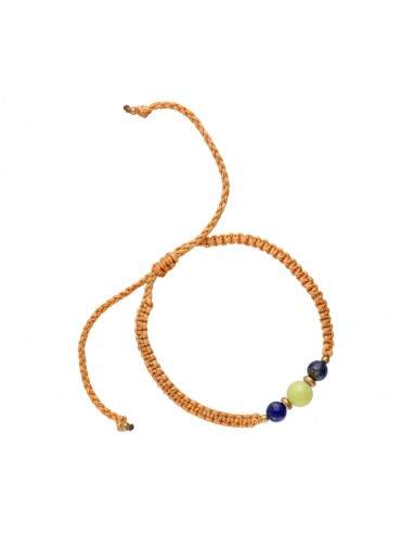 Bracelet Fil coloré avec minéraux