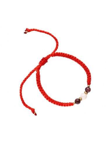 Pulsera Hilo de Colores con Minerales