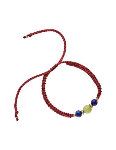 Pulsera Hilo de Colores con Minerales