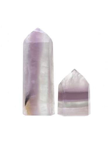 Rainbow Fluorite Polished Points A Grade