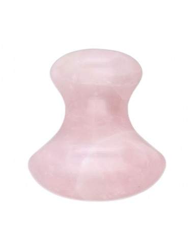 Masseur à champignons en quartz rose