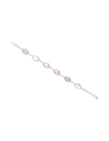 Medium Rose Quartz Bracelet in...