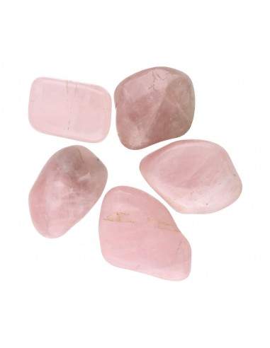 Coroas de quartzo rosa 5x5