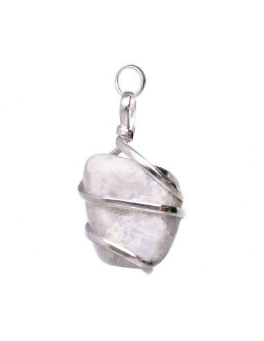 Pendentif pierre de lune avec spirale...