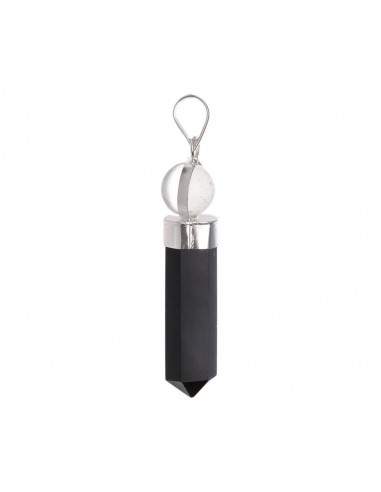 Pendentif sphère de quartz avec...