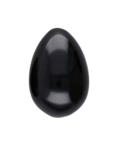 Grand œuf de Yoni en obsidienne A