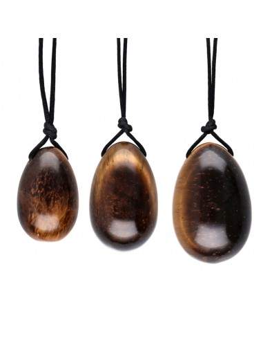 Yoni Tiger Eye Egg Pack with Hole