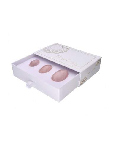 Pack Huevos Yoni de Cuarzo Rosa